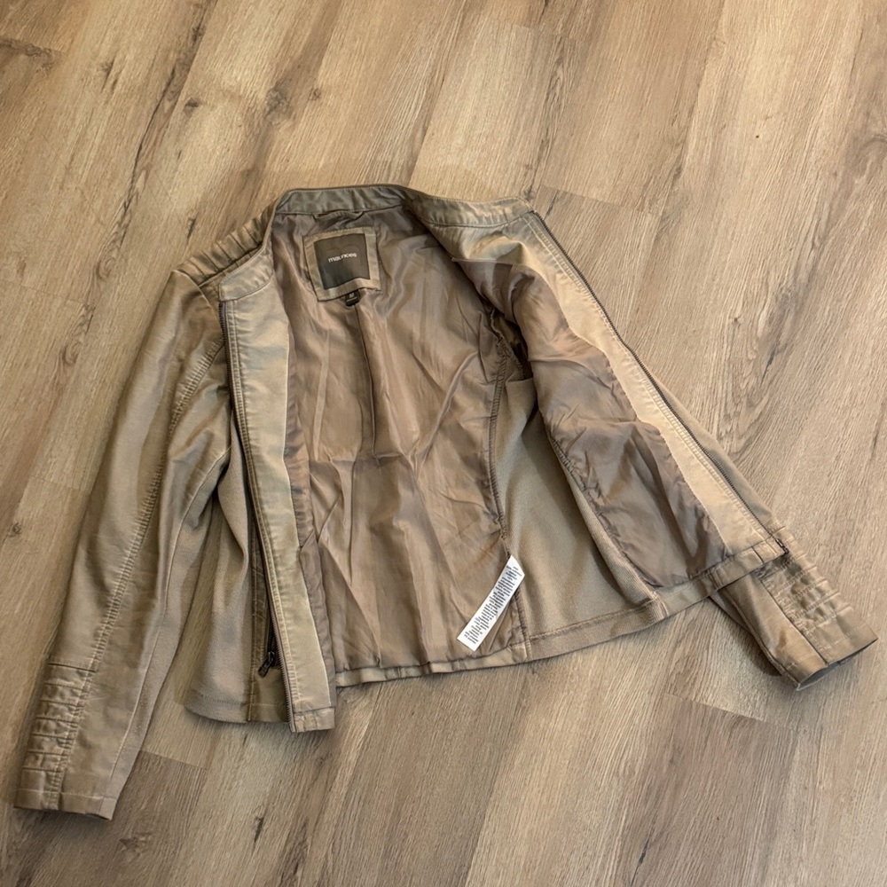 Maurices Light Brown Leather Jacket - Picture 2 of 5